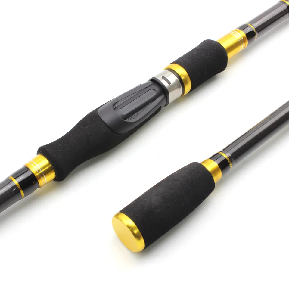 Ultra-light Carbon Spinning Lure Casting Rod Lure Telescopic Portable Fishing Rod for Baitcasting Reel