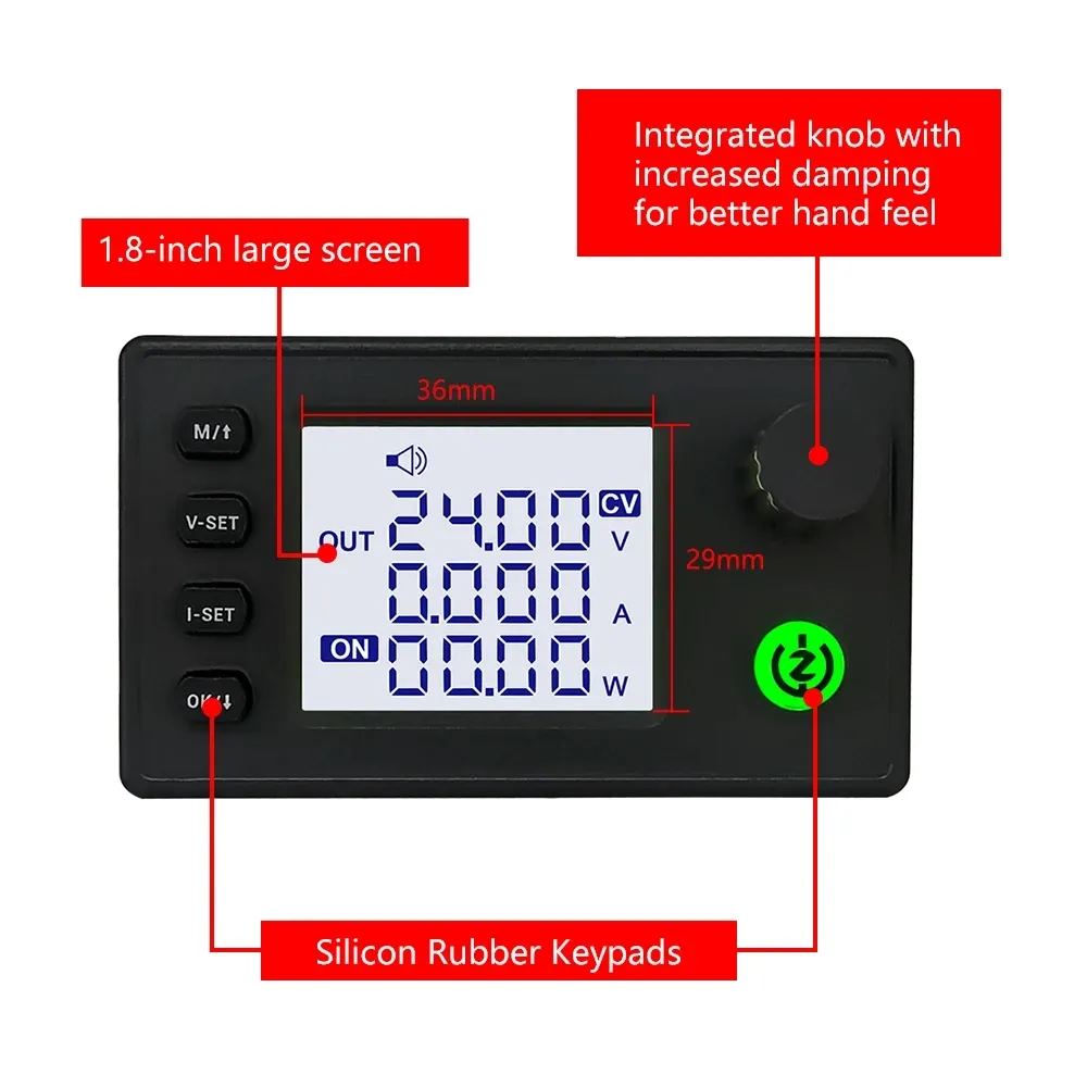 Convertitore Buck-Boost SK40/SK90 Modulo Step-Down CC CV con LCD e alimentatore stabilizzato a tensione regolabile