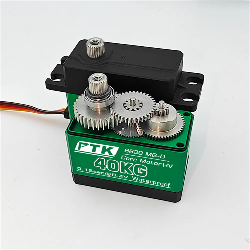 PTK8830 SSG-D 40kg Metal Digital Steering Gear High Torque High Voltage 8.4V Model Aircraft Model Climbing Car RV
