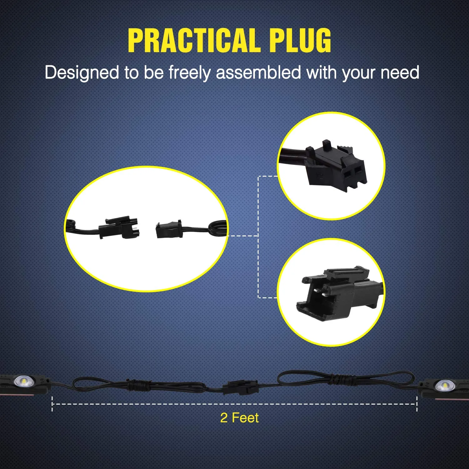 8PCS 24LED Rock Light for Cargo Truck Pickup Bed Off Road Under Car Side Marker LED Rock IP67 Waterproof