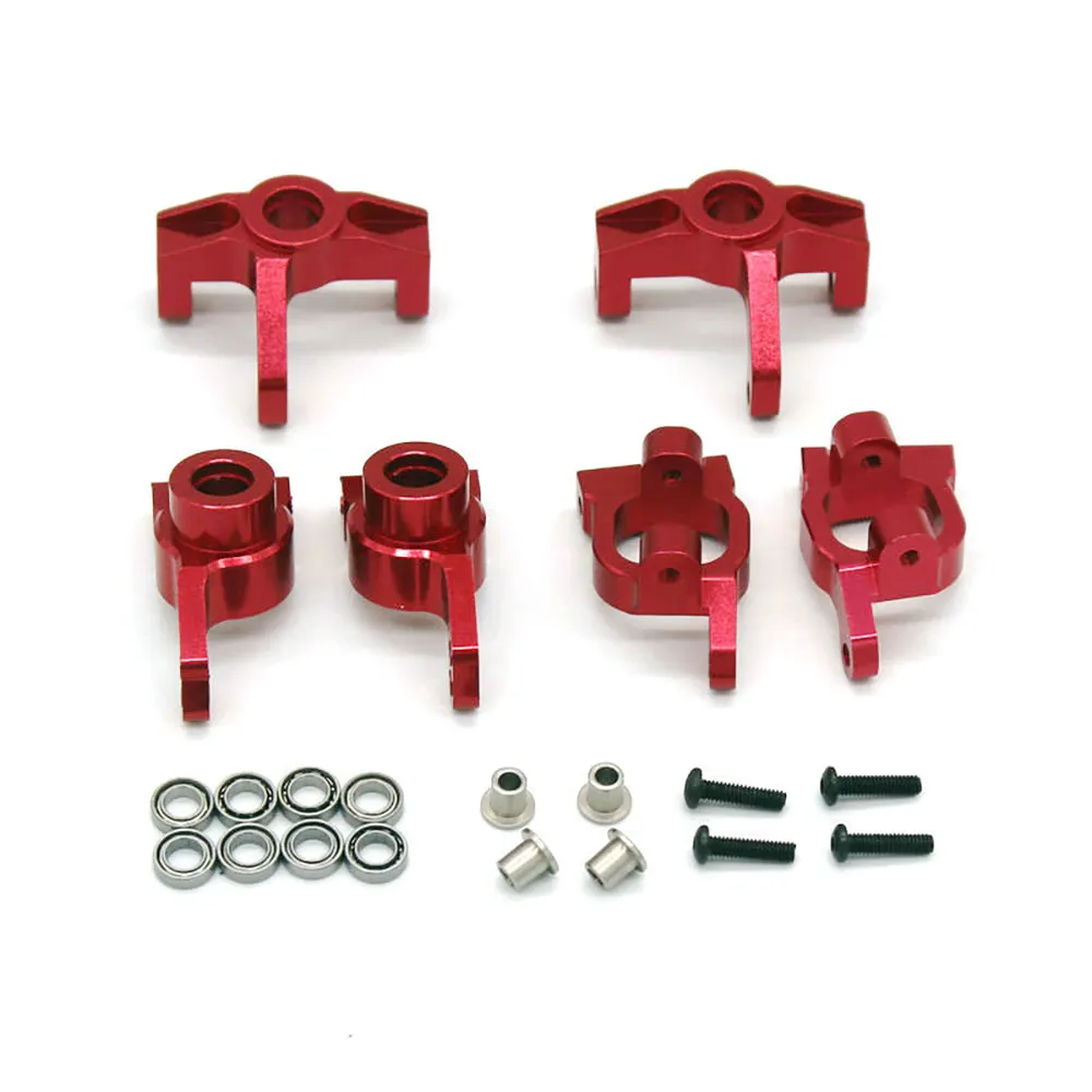 Upgraded Metal Rear Wheel Seat Steering Cup C Hub Set for Wltoys 124008 124010 144001 1/12 1/14 RC Cars Vehicles Models Spare Parts Upgraded Metal Rear Wheel Seat Steering Cup C Hub Set for Wltoys 124008 124010 144001 1/12 1/14 RC Cars Vehicles Models Spare Parts