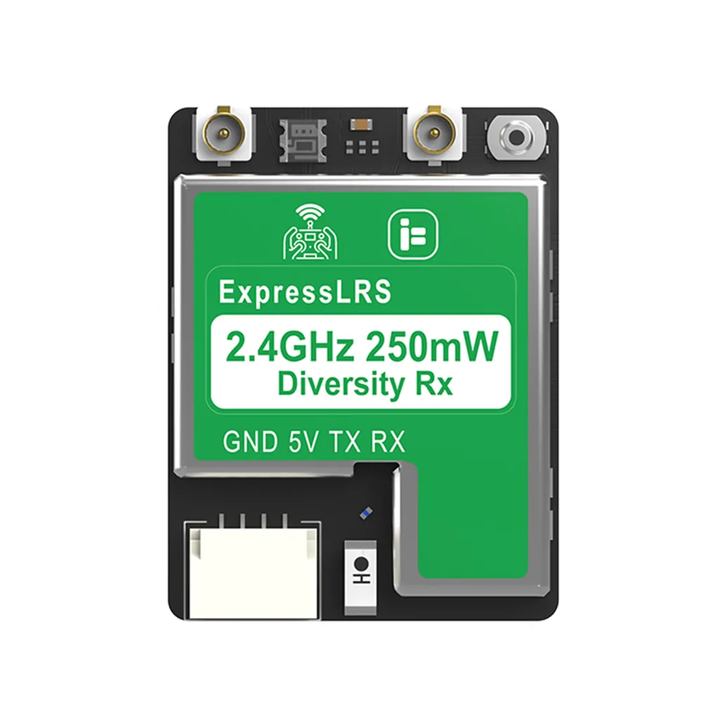 iFlight ELRS 2.4GHz/915MHz 250mW/500mW Dual-Antenna True Diversity RX Receiver for FPV RC Racer Drone iFlight ELRS 2.4GHz/915MHz 250mW/500mW Dual-Antenna True Diversity RX Receiver for FPV RC Racer Drone