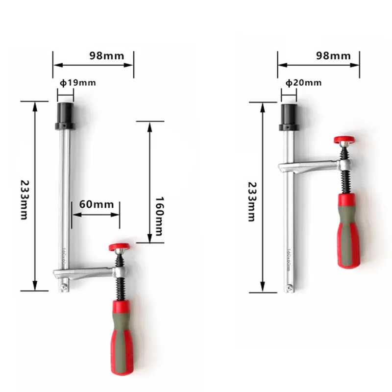 19mm/20mm MFT Table Workbench Bench Dog Hold Down Clamps for Carpentry & Cabinetry 19mm/20mm MFT Table Workbench Bench Dog Hold Down Clamps for Carpentry & Cabinetry