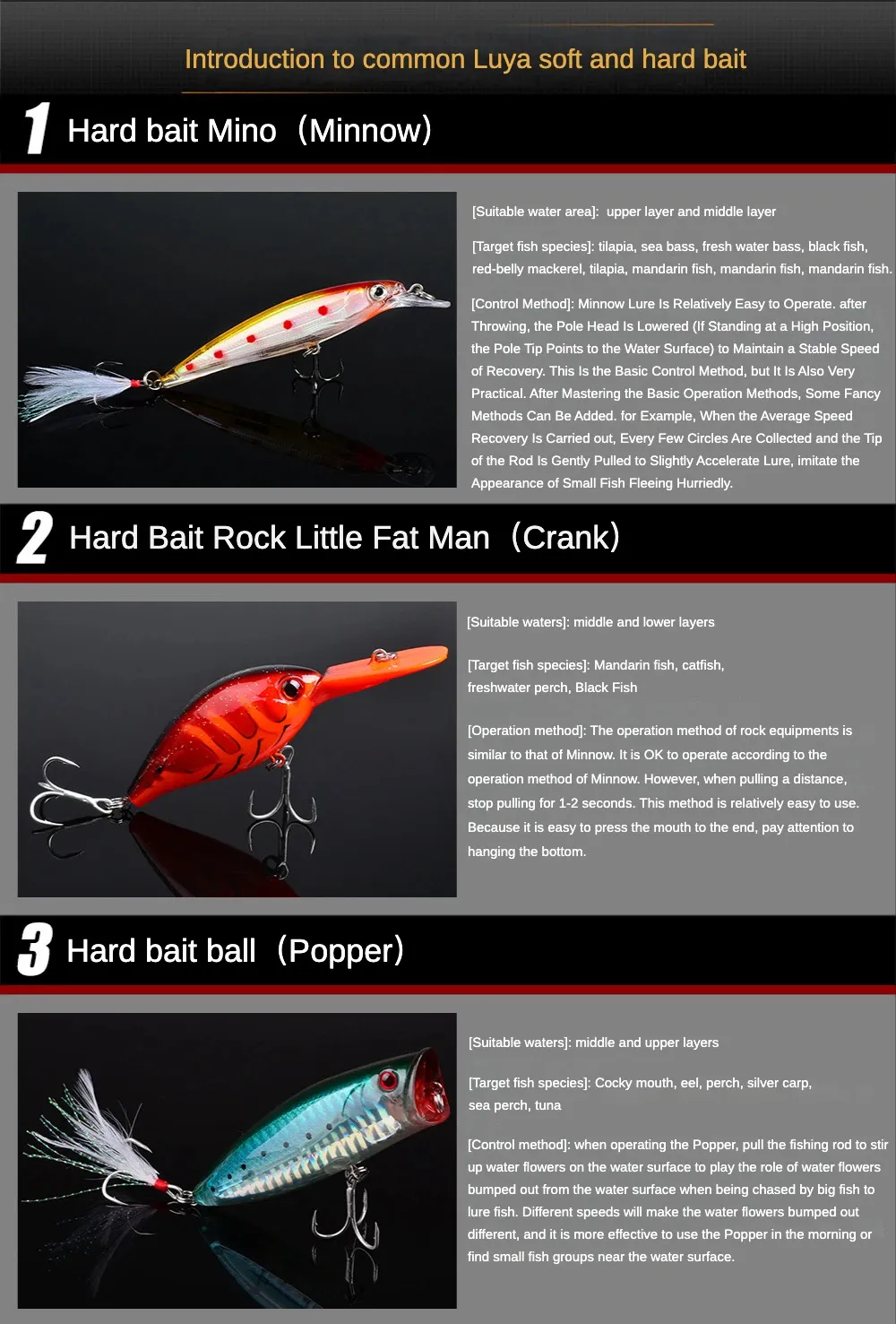 20PCS Fishing Lure Set 9-10cm Artificial Carp Fishing Lures Kit 20PCS Fishing Lure Set 9-10cm Artificial Carp Fishing Lures Kit