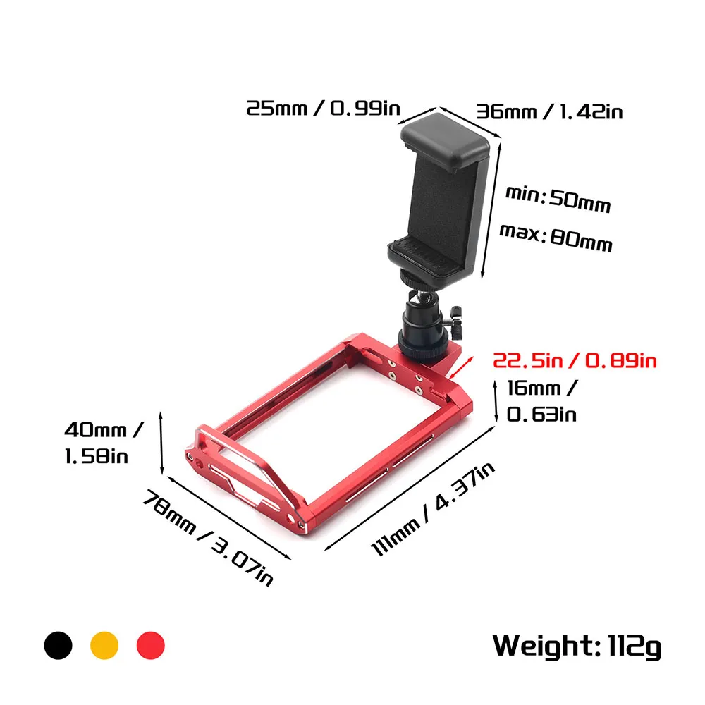Transmitter Metal Modification Holder Bracket For Flysky Noble NB4/NB4 Pro/NB4+ Remote Control