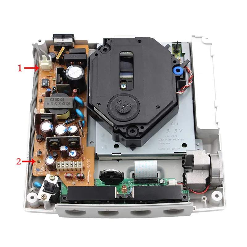 Rev2.0 Dream PSU 12V Power Supply Board + Power Plug Adapter for SEGA DreamCast Game Console Replacement Parts for Dream PSU