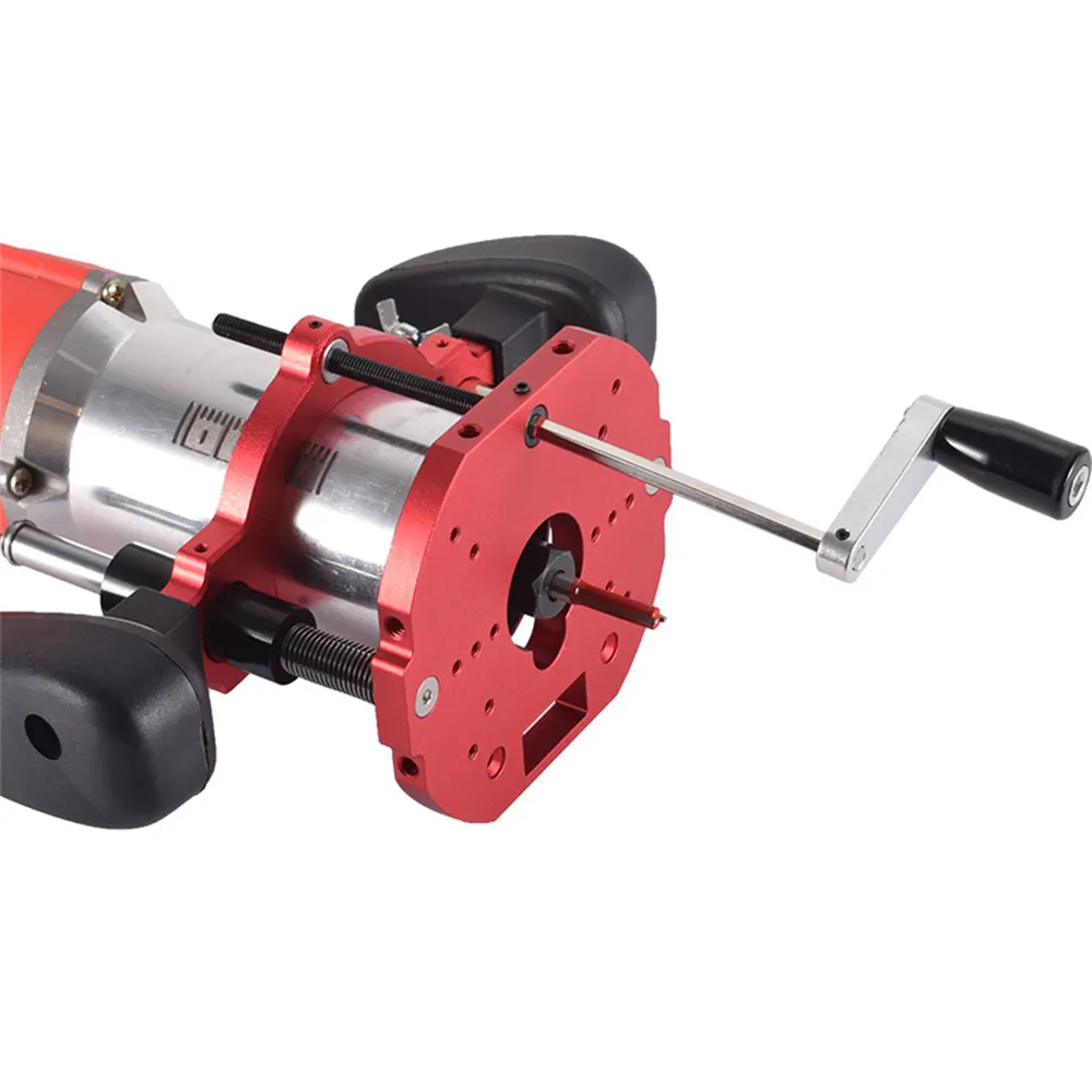 Router Lift 65mm Universal Trimming Machine Table Base Para Motores Wood Rout For Woodworking Benches Table Saw Aluminum alloy Base Tool Router Lift 65mm Universal Trimming Machine Table Base Para Motores Wood Rout For Woodworking Benches Table Saw Aluminum alloy Base Tool