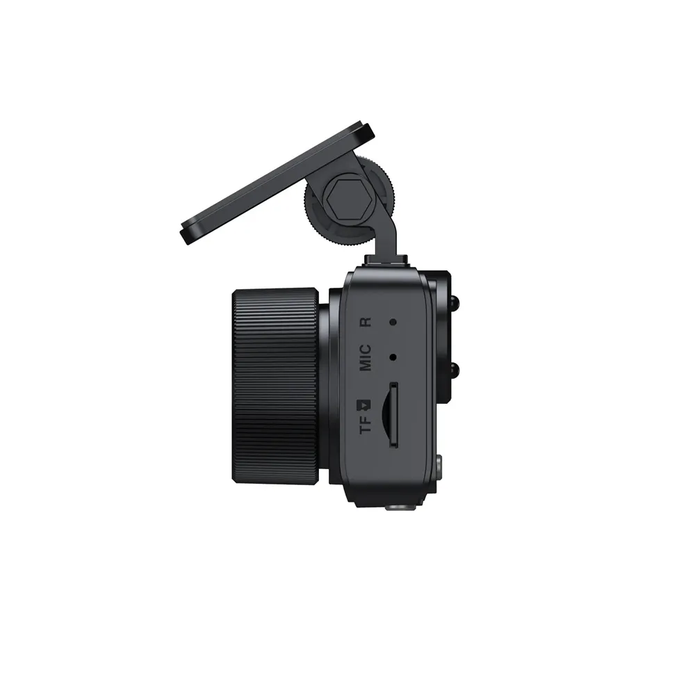 3 Lens Car Driving Recorder Dash Cam 1080p HD Night Vision 2.0 Inch Hidden Three-Record Car Camera with 64G Memory Card