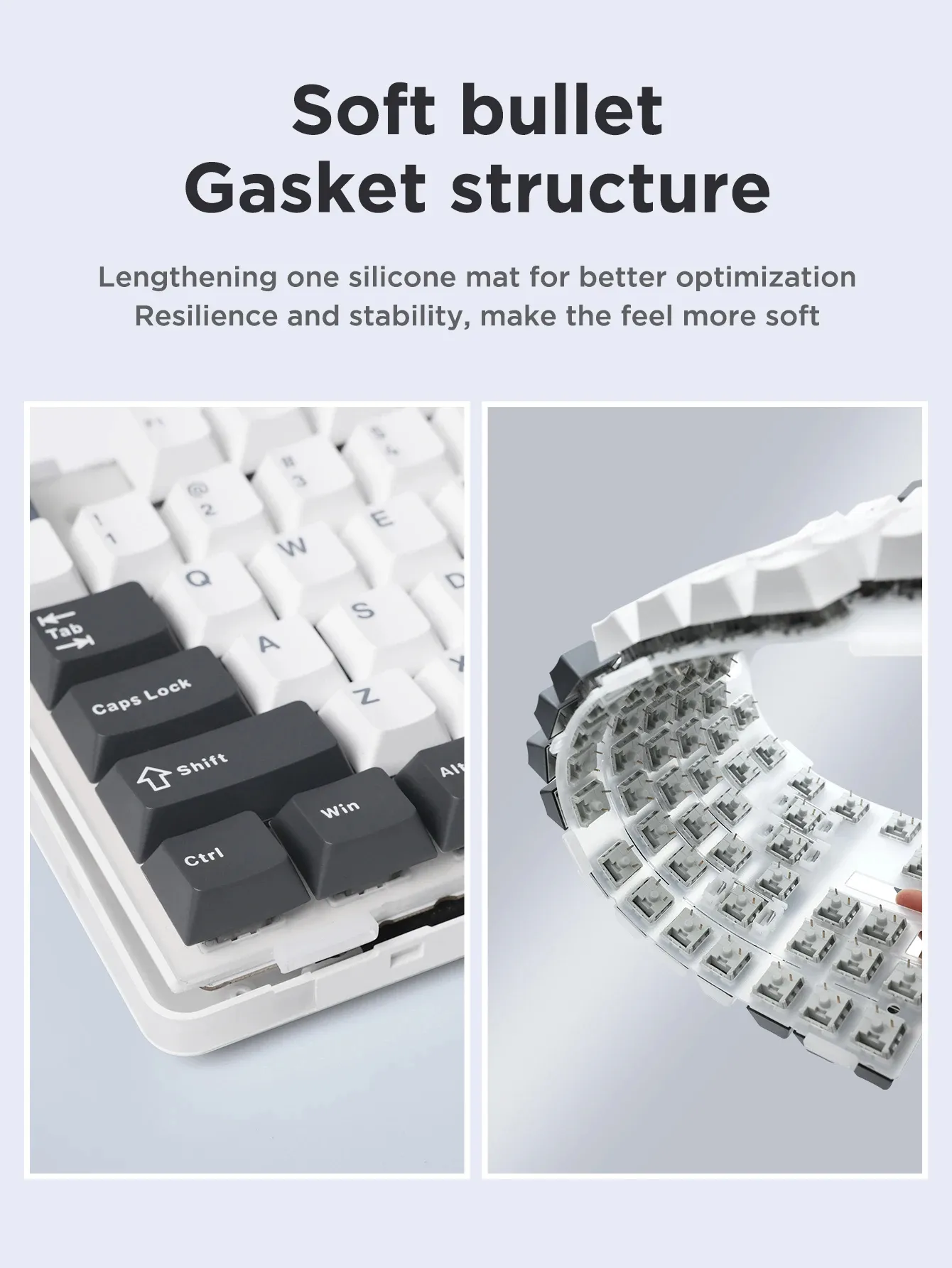 AULA F87 Pro Star Trek Mechanical Gaming Keyboard Tri-mode 87 Keys Hotswap RGB PBT Gasket Wireless Customized Keyboards