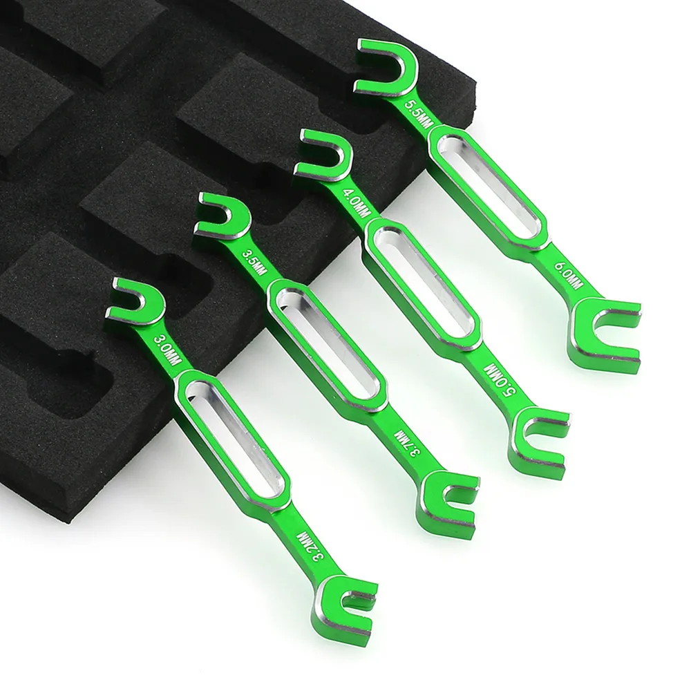 4本入りレンチ 3/3.2/3.5/3.7/4/5/5.5/6mm ターンバックルナット ボールエンドジョイントリムーバー RCカー ボートパーツ用ユニバーサルツール 4本入りレンチ 3/3.2/3.5/3.7/4/5/5.5/6mm ターンバックルナット ボールエンドジョイントリムーバー RCカー ボートパーツ用ユニバーサルツール