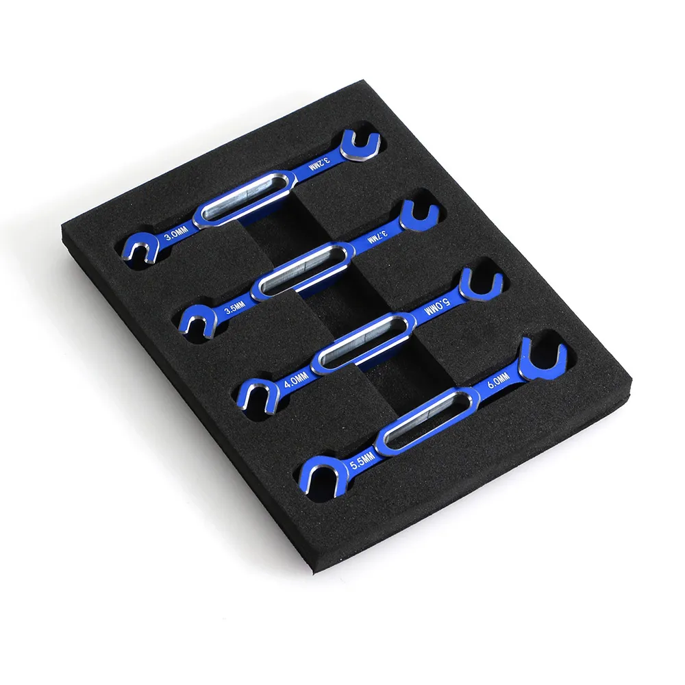 4本入りレンチ 3/3.2/3.5/3.7/4/5/5.5/6mm ターンバックルナット ボールエンドジョイントリムーバー RCカー ボートパーツ用ユニバーサルツール 4本入りレンチ 3/3.2/3.5/3.7/4/5/5.5/6mm ターンバックルナット ボールエンドジョイントリムーバー RCカー ボートパーツ用ユニバーサルツール