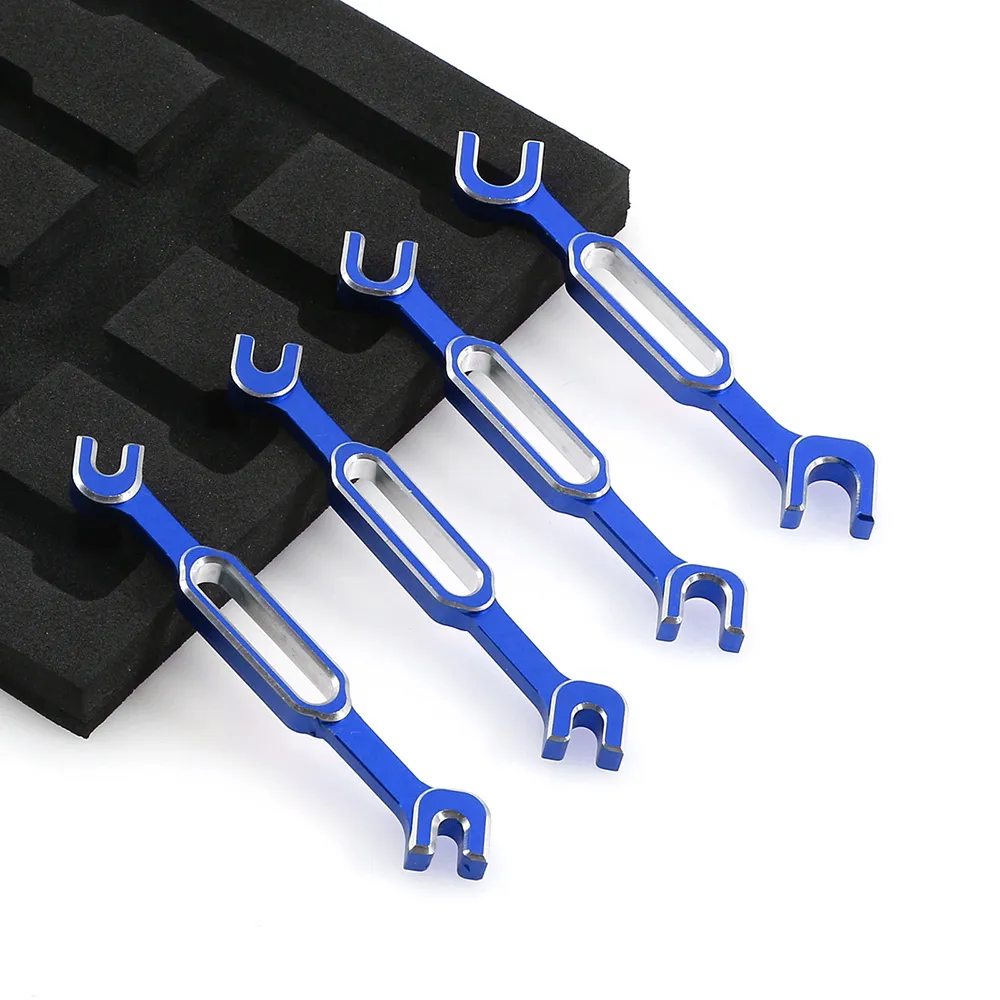 4本入りレンチ 3/3.2/3.5/3.7/4/5/5.5/6mm ターンバックルナット ボールエンドジョイントリムーバー RCカー ボートパーツ用ユニバーサルツール 4本入りレンチ 3/3.2/3.5/3.7/4/5/5.5/6mm ターンバックルナット ボールエンドジョイントリムーバー RCカー ボートパーツ用ユニバーサルツール