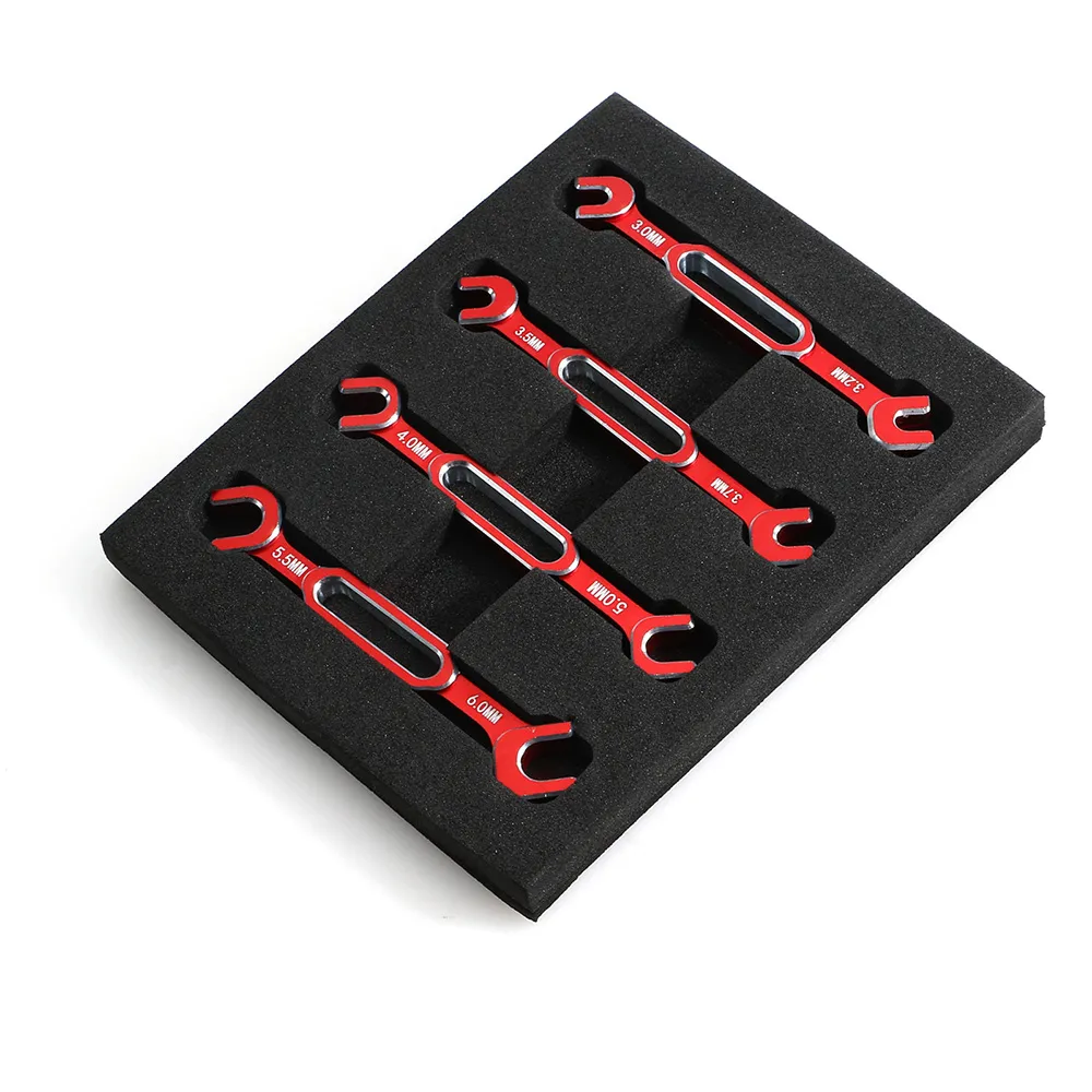 4本入りレンチ 3/3.2/3.5/3.7/4/5/5.5/6mm ターンバックルナット ボールエンドジョイントリムーバー RCカー ボートパーツ用ユニバーサルツール 4本入りレンチ 3/3.2/3.5/3.7/4/5/5.5/6mm ターンバックルナット ボールエンドジョイントリムーバー RCカー ボートパーツ用ユニバーサルツール