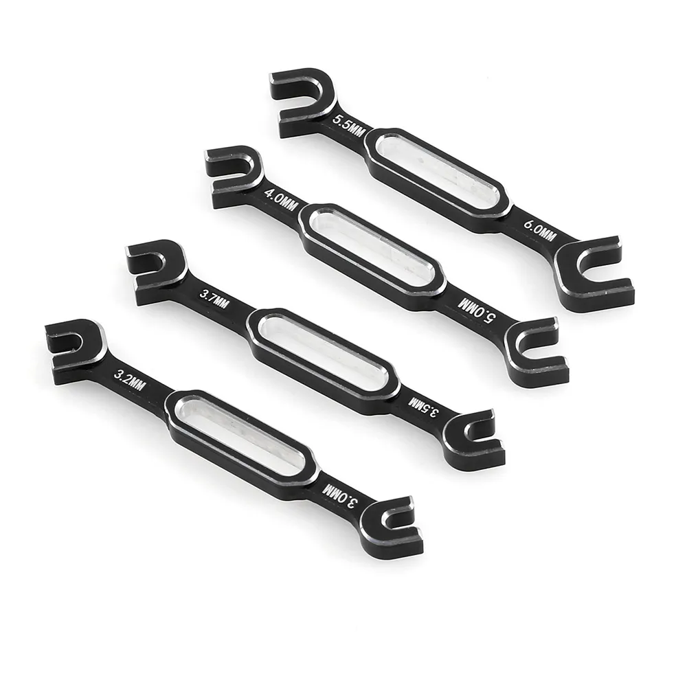 4本入りレンチ 3/3.2/3.5/3.7/4/5/5.5/6mm ターンバックルナット ボールエンドジョイントリムーバー RCカー ボートパーツ用ユニバーサルツール 4本入りレンチ 3/3.2/3.5/3.7/4/5/5.5/6mm ターンバックルナット ボールエンドジョイントリムーバー RCカー ボートパーツ用ユニバーサルツール
