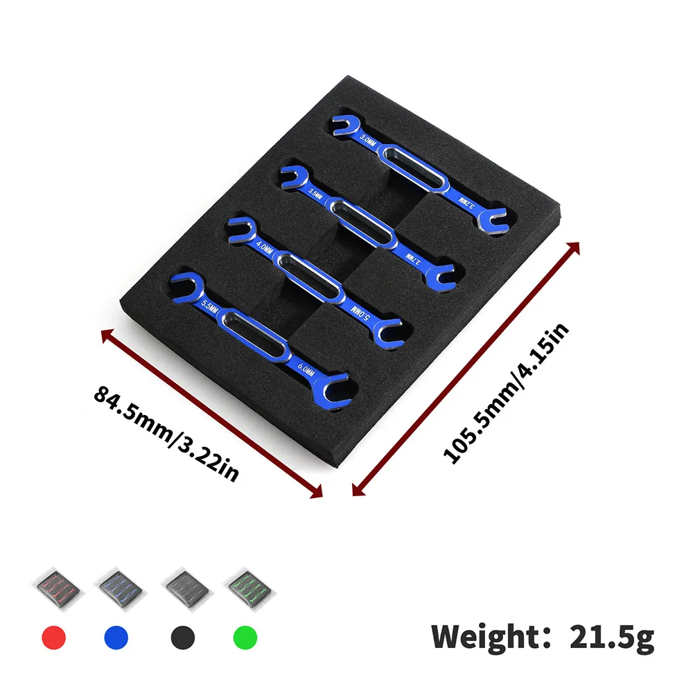 4本入りレンチ 3/3.2/3.5/3.7/4/5/5.5/6mm ターンバックルナット ボールエンドジョイントリムーバー RCカー ボートパーツ用ユニバーサルツール 4本入りレンチ 3/3.2/3.5/3.7/4/5/5.5/6mm ターンバックルナット ボールエンドジョイントリムーバー RCカー ボートパーツ用ユニバーサルツール