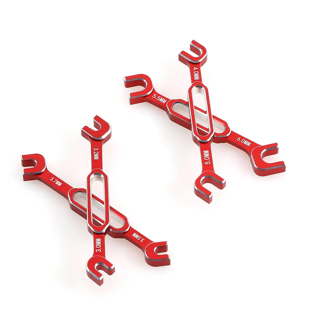 4本入りレンチ 3/3.2/3.5/3.7/4/5/5.5/6mm ターンバックルナット ボールエンドジョイントリムーバー RCカー ボートパーツ用ユニバーサルツール 4本入りレンチ 3/3.2/3.5/3.7/4/5/5.5/6mm ターンバックルナット ボールエンドジョイントリムーバー RCカー ボートパーツ用ユニバーサルツール