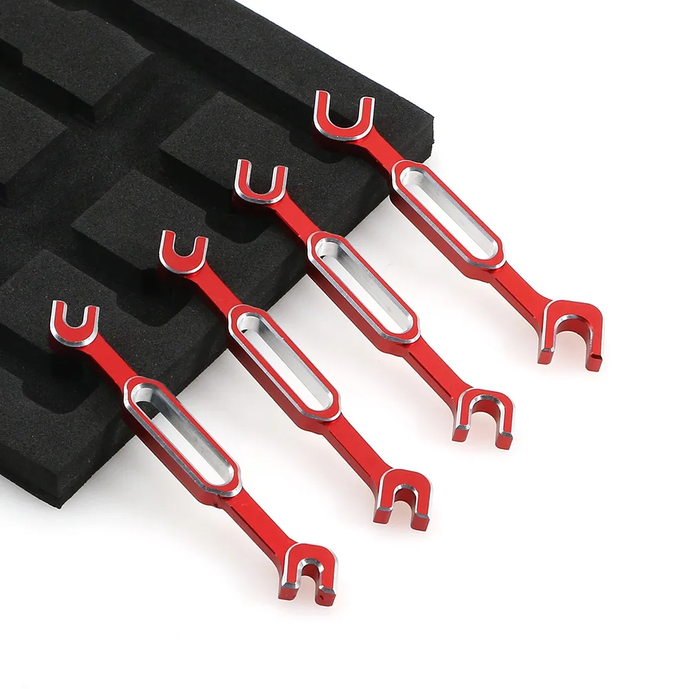4本入りレンチ 3/3.2/3.5/3.7/4/5/5.5/6mm ターンバックルナット ボールエンドジョイントリムーバー RCカー ボートパーツ用ユニバーサルツール 4本入りレンチ 3/3.2/3.5/3.7/4/5/5.5/6mm ターンバックルナット ボールエンドジョイントリムーバー RCカー ボートパーツ用ユニバーサルツール