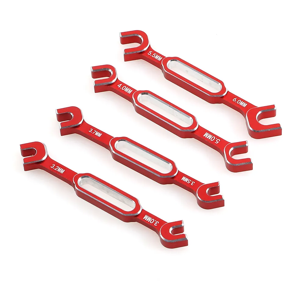 4本入りレンチ 3/3.2/3.5/3.7/4/5/5.5/6mm ターンバックルナット ボールエンドジョイントリムーバー RCカー ボートパーツ用ユニバーサルツール 4本入りレンチ 3/3.2/3.5/3.7/4/5/5.5/6mm ターンバックルナット ボールエンドジョイントリムーバー RCカー ボートパーツ用ユニバーサルツール