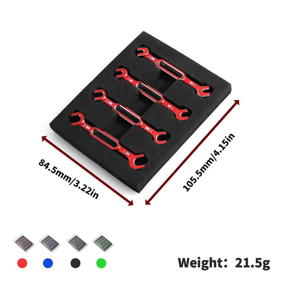 4本入りレンチ 3/3.2/3.5/3.7/4/5/5.5/6mm ターンバックルナット ボールエンドジョイントリムーバー RCカー ボートパーツ用ユニバーサルツール 4本入りレンチ 3/3.2/3.5/3.7/4/5/5.5/6mm ターンバックルナット ボールエンドジョイントリムーバー RCカー ボートパーツ用ユニバーサルツール