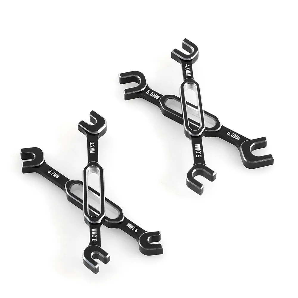 4本入りレンチ 3/3.2/3.5/3.7/4/5/5.5/6mm ターンバックルナット ボールエンドジョイントリムーバー RCカー ボートパーツ用ユニバーサルツール 4本入りレンチ 3/3.2/3.5/3.7/4/5/5.5/6mm ターンバックルナット ボールエンドジョイントリムーバー RCカー ボートパーツ用ユニバーサルツール