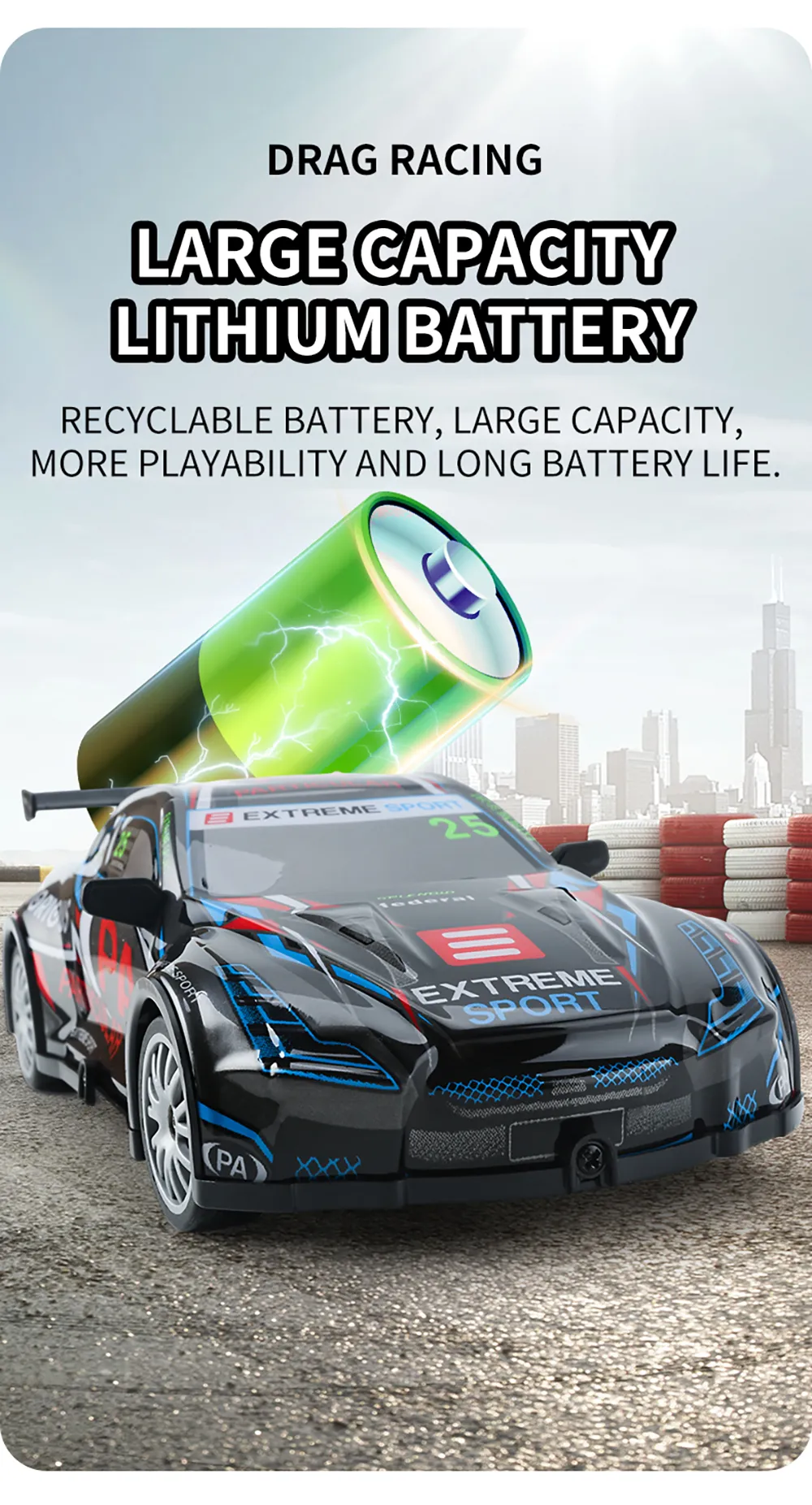 YL-102 YL-103 1/20 2.4G 4WD Drift RC Car On-Road Racing LED Light Vehicles Models RTR Toys Kids Childrens Gift
