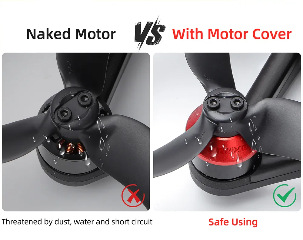 Motor Dustproof Cover Aluminum Alloy Protection Cover for DJI Avata 2 Motor Dustproof Cover Aluminum Alloy Protection Cover for DJI Avata 2