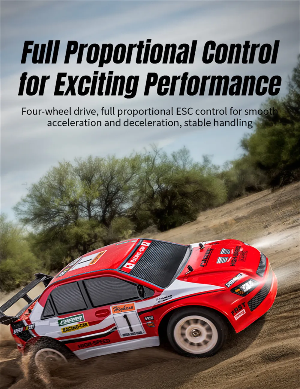 SY SY1201 1/12 2.4G 4WD EVO RC Car w/ Gyro Drift Rally Vehicle Models Full Proportional Control
