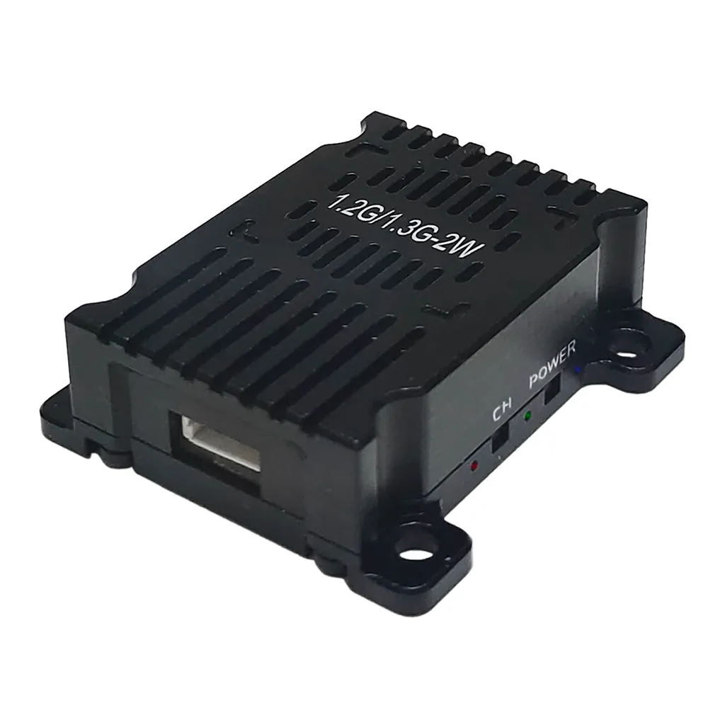 Trasmettitore FPV SJ Wireless 1.2G/1.3G 2W VTX PIT/25mW/800mW/2000mW DC7-36V MMCX per drone RC a lungo raggio