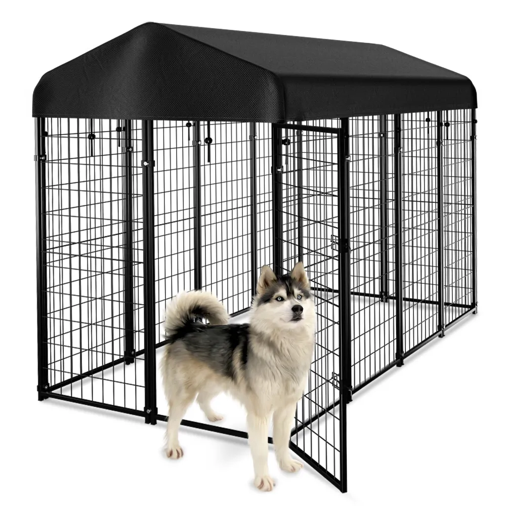 PawGiant 特大 大型犬用ケージ 屋外 紫外線カット 犬用プレイペン ハウス フェンス ペットクレート US