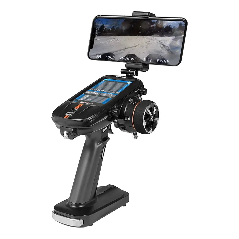 Radiolink RC8X Transmitter Holder Mount Monitor Display Phone Bracket CNC Aluminum Alloy Bracket for RC8X Remote Controller Radiolink RC8X Transmitter Holder Mount Monitor Display Phone Bracket CNC Aluminum Alloy Bracket for RC8X Remote Controller