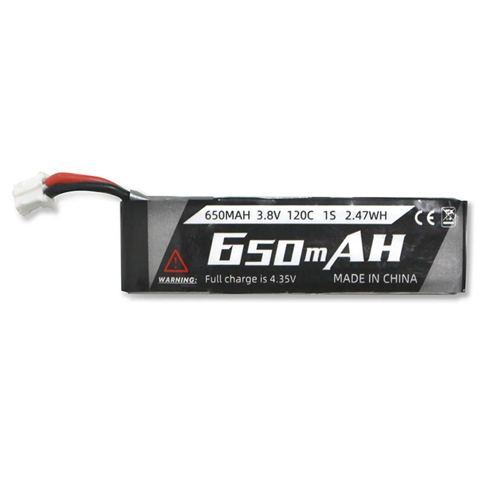3PCS EMAX 1S HV 3.8V 650mAh Lipo Battery PH2.0 for Emax Tinyhawk III PLUS Freestyle Tiny Whoop RC FPV Racing Drone