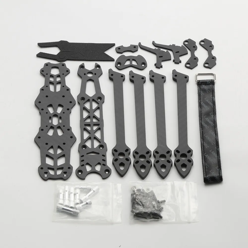 Mark4 8 Inch 375mm Wheelbase 5mm Arm 3K Carbon Fiber Frame Kit for DIY Long Range FPV RC Racing Drone
