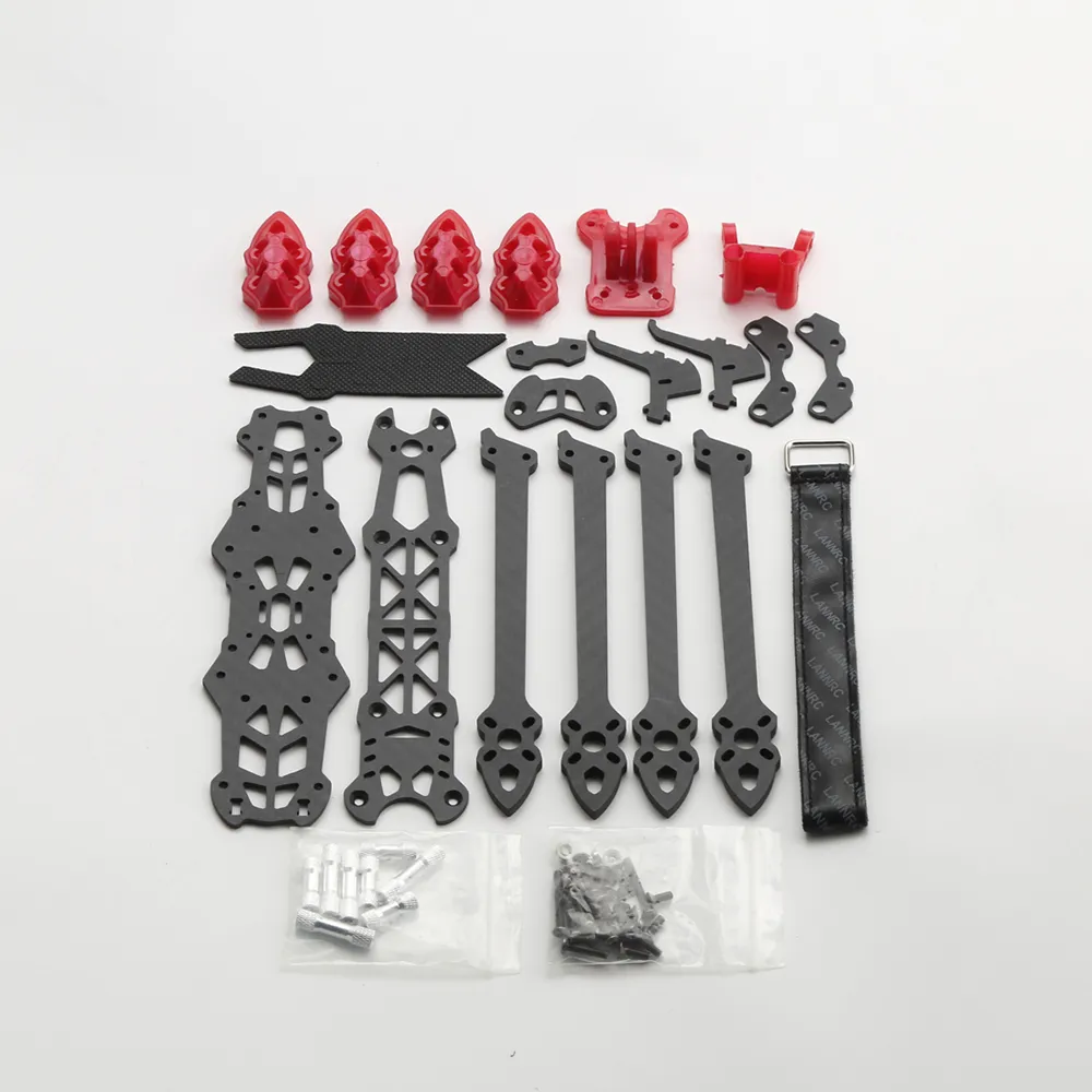 Mark4 8 Inch 375mm Wheelbase 5mm Arm 3K Carbon Fiber Frame Kit for DIY Long Range FPV RC Racing Drone
