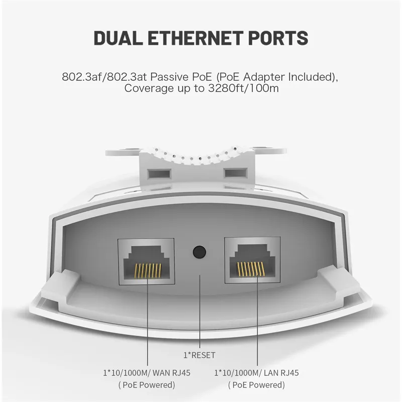 Comfast 1200Mbps Wireless Wifi Repeater Outdoor 2.4&5.8Ghz High Power Waterproof Street Extender Wifi Router Antenna AP Comfast 1200Mbps Wireless Wifi Repeater Outdoor 2.4&5.8Ghz High Power Waterproof Street Extender Wifi Router Antenna AP