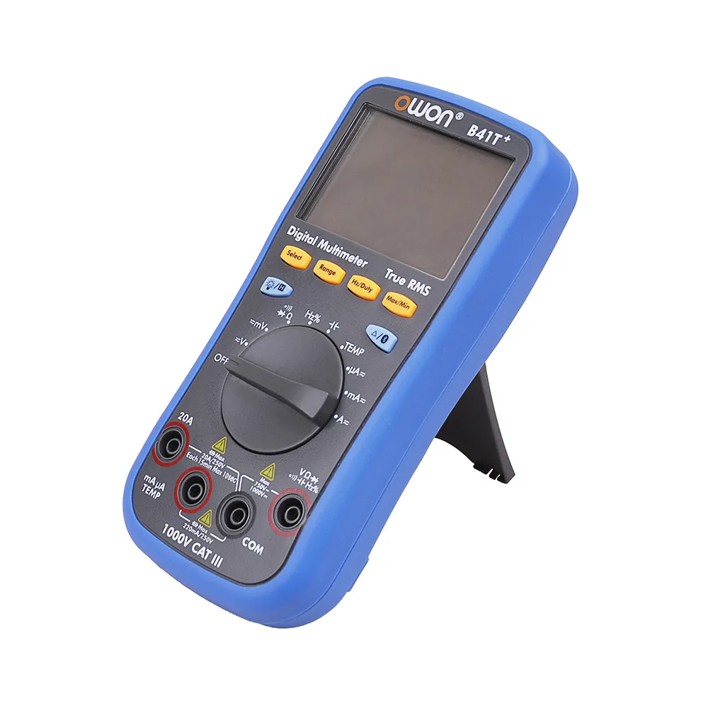 OWON B41T + 4 1/2 Digital-Multimeter mit Bluetooth True RMS Tester Meter 3 in 1 Datenlogger + Multimeter + Temperaturmesser OWON B41T + 4 1/2 Digital-Multimeter mit Bluetooth True RMS Tester Meter 3 in 1 Datenlogger + Multimeter + Temperaturmesser