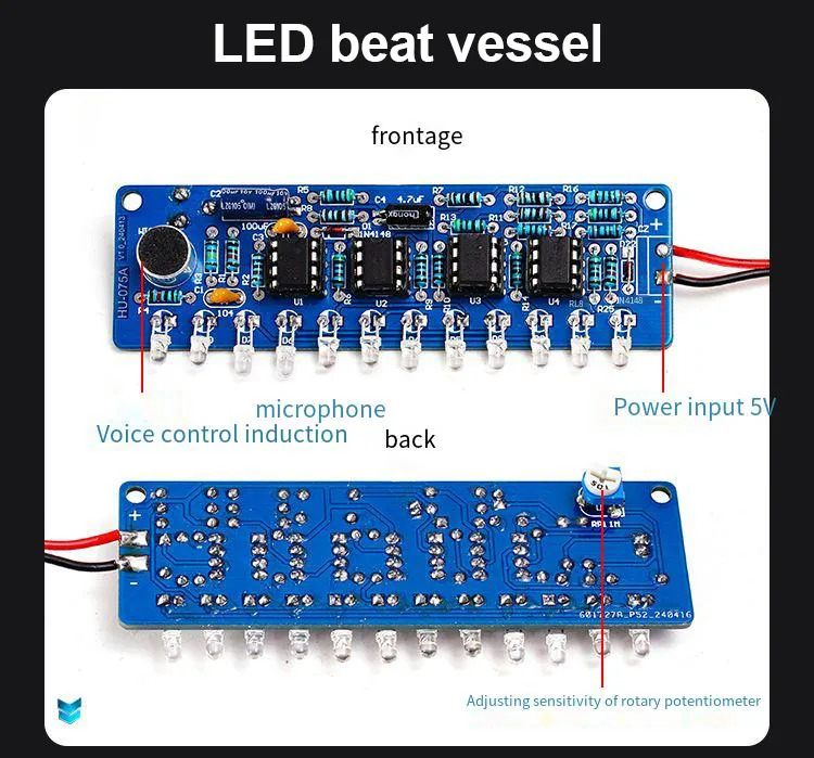 DIY bluetooth Speaker Kit with FM Radio 87.5-108MHZ DIY Soldering Project Practice Electronic Kit Solder Assembly Support U Disk TF Card AUX