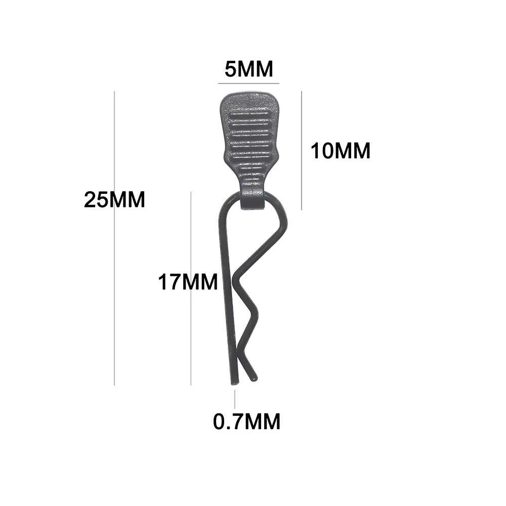 12PCS/20PCS/30PCS RC Car Parts Body Shell Clips Buckle for 1/20 1/24 Vehicles Models Spare Universal Accessories
