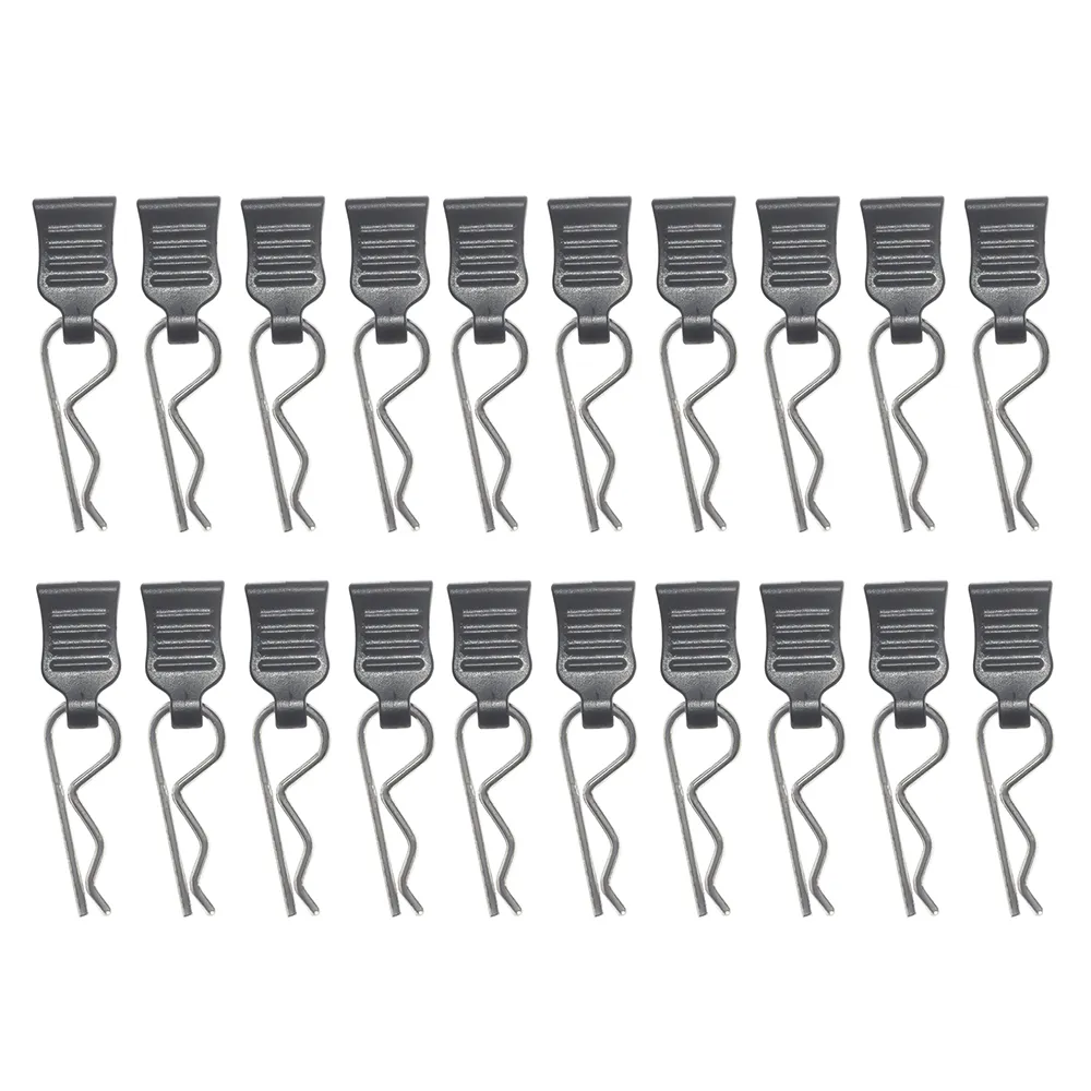 12PCS/20PCS/30PCS RC Car Parts Body Shell Clips Buckle for 1/20 1/24 Vehicles Models Spare Universal Accessories