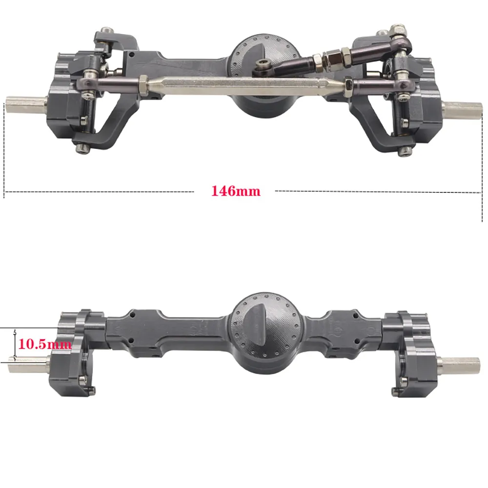 Upgraded Metal Front Rear Bridge For MN D90 98 99 78 82 LC79 RC Car Parts Upgraded Metal Front Rear Bridge For MN D90 98 99 78 82 LC79 RC Car Parts