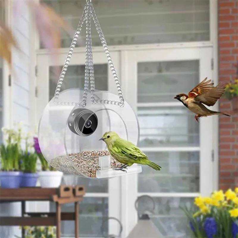 ZANLURE Smart Identify Bird Feeder Camera 1080P HD Video Recording Outdoor Hanging Real-time Monitoring Bird Feeder WiFi Connection Pet Feeding Cage ZANLURE Smart Identify Bird Feeder Camera 1080P HD Video Recording Outdoor Hanging Real-time Monitoring Bird Feeder WiFi Connection Pet Feeding Cage