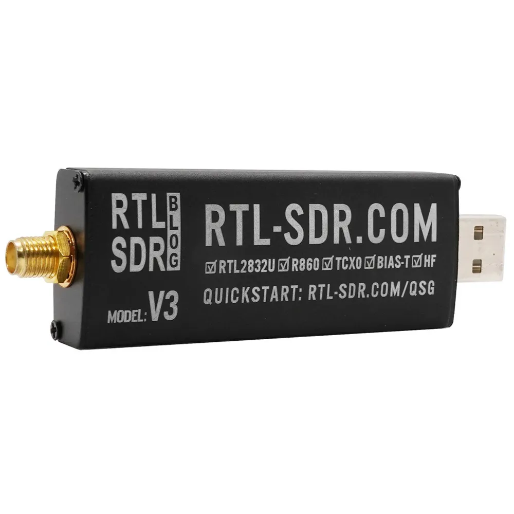 RTL-SDR Blog V3 RTL SDR R820T2 RTL2832U 1PPM TCXO SMA Software Defined Radio 500 kHz-1.7 GHz Dipole Antenna RTL-SDR Blog V3 RTL SDR R820T2 RTL2832U 1PPM TCXO SMA Software Defined Radio 500 kHz-1.7 GHz Dipole Antenna