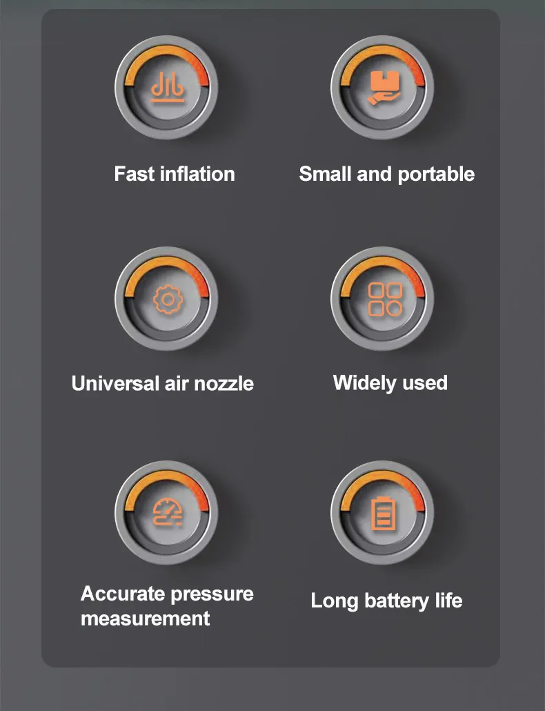 Suitu 150Psi Portable Cordless Electric Air Compressor Mini Air Pump Inflator Digital Display for Bicycle Motorcycle Ball