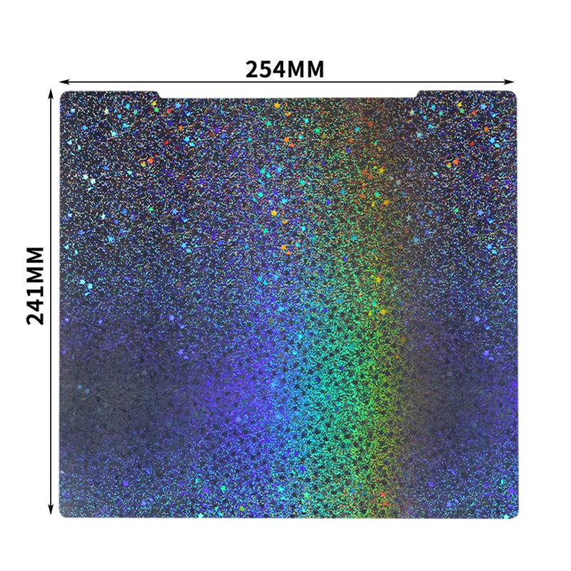 254*241mmColor Printing Film PEY+PEI Powder Steel Plate for Prusa MK3S/MK3