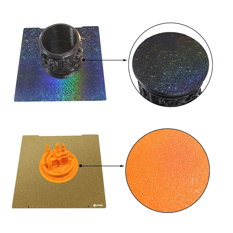 254*241mmColor Printing Film PEY+PEI Powder Steel Plate for Prusa MK3S/MK3