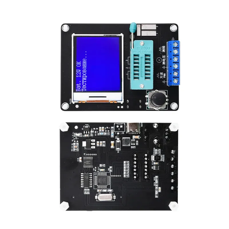 GM328A Transistor Tester Diode Capacitance ESR Voltage Frequency Meter PWM Square Waving Signal Generator Soldering GM328A Transistor Tester Diode Capacitance ESR Voltage Frequency Meter PWM Square Waving Signal Generator Soldering