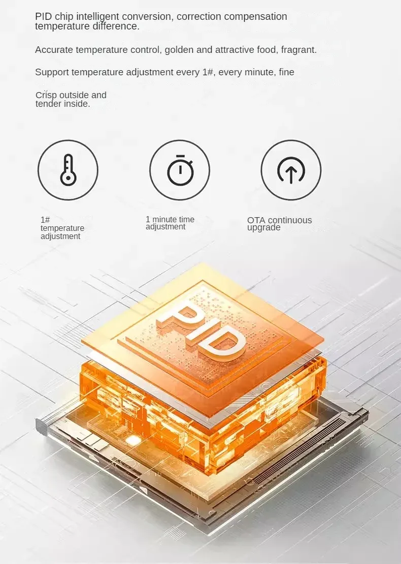 XIAOMI Mijia Smart Electric Oven 40L Intelligent PlD Temperature Control 6 Roasting Tubes Double Glass Door 220V XIAOMI Mijia Smart Electric Oven 40L Intelligent PlD Temperature Control 6 Roasting Tubes Double Glass Door 220V