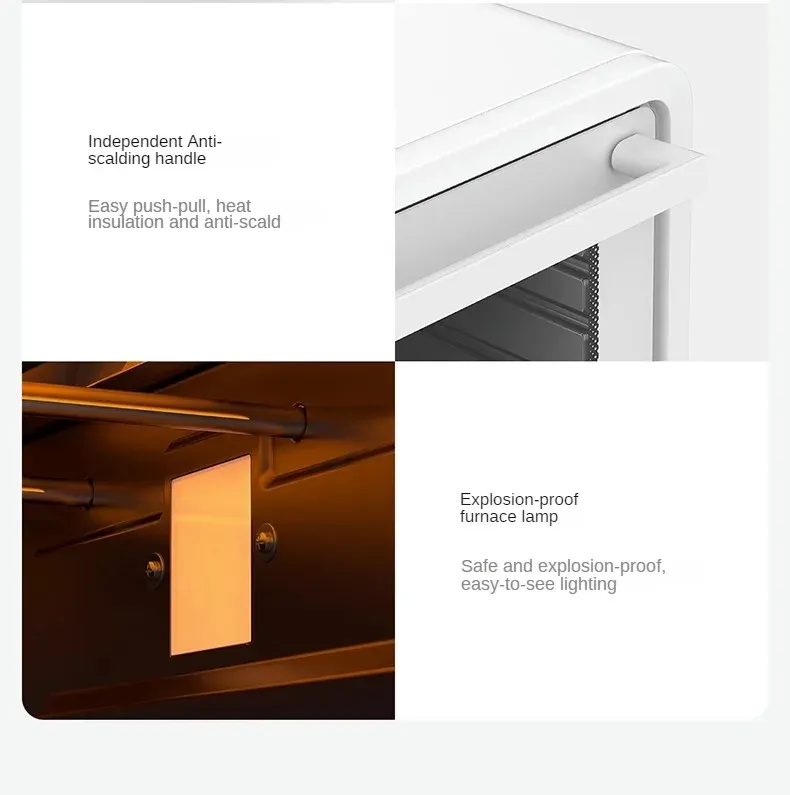 XIAOMI Mijia Smart Electric Oven 40L Intelligent PlD Temperature Control 6 Roasting Tubes Double Glass Door 220V XIAOMI Mijia Smart Electric Oven 40L Intelligent PlD Temperature Control 6 Roasting Tubes Double Glass Door 220V