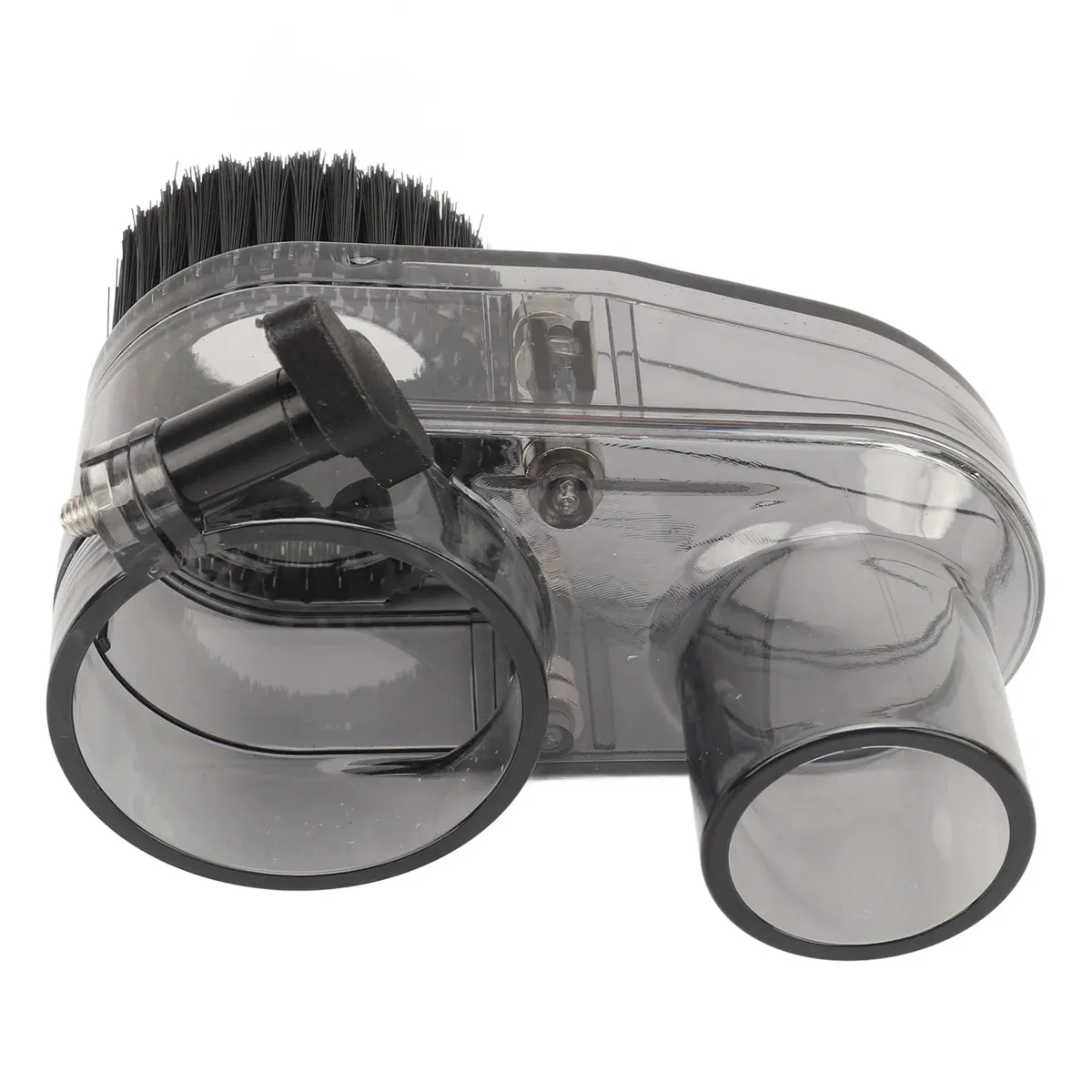 CNC Router Dust Shoe 45mm/52mm Diameter Clear ABS with 38mm Hose High-Quality Nylon Brush Magnetic Adjust Height for Spindle Motors