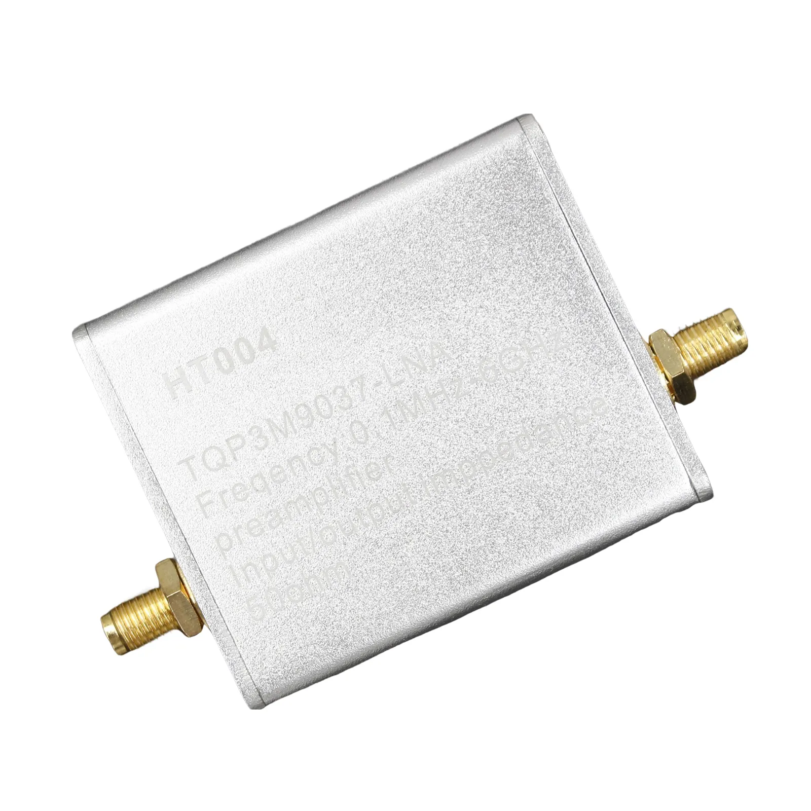 HT004 Full Band Amplifier Preamplifier 100k-6GHz 20dB Gain 5V Ultra-Low Noise 50 Ohm SMA Connector USB Type-C HT004 Full Band Amplifier Preamplifier 100k-6GHz 20dB Gain 5V Ultra-Low Noise 50 Ohm SMA Connector USB Type-C