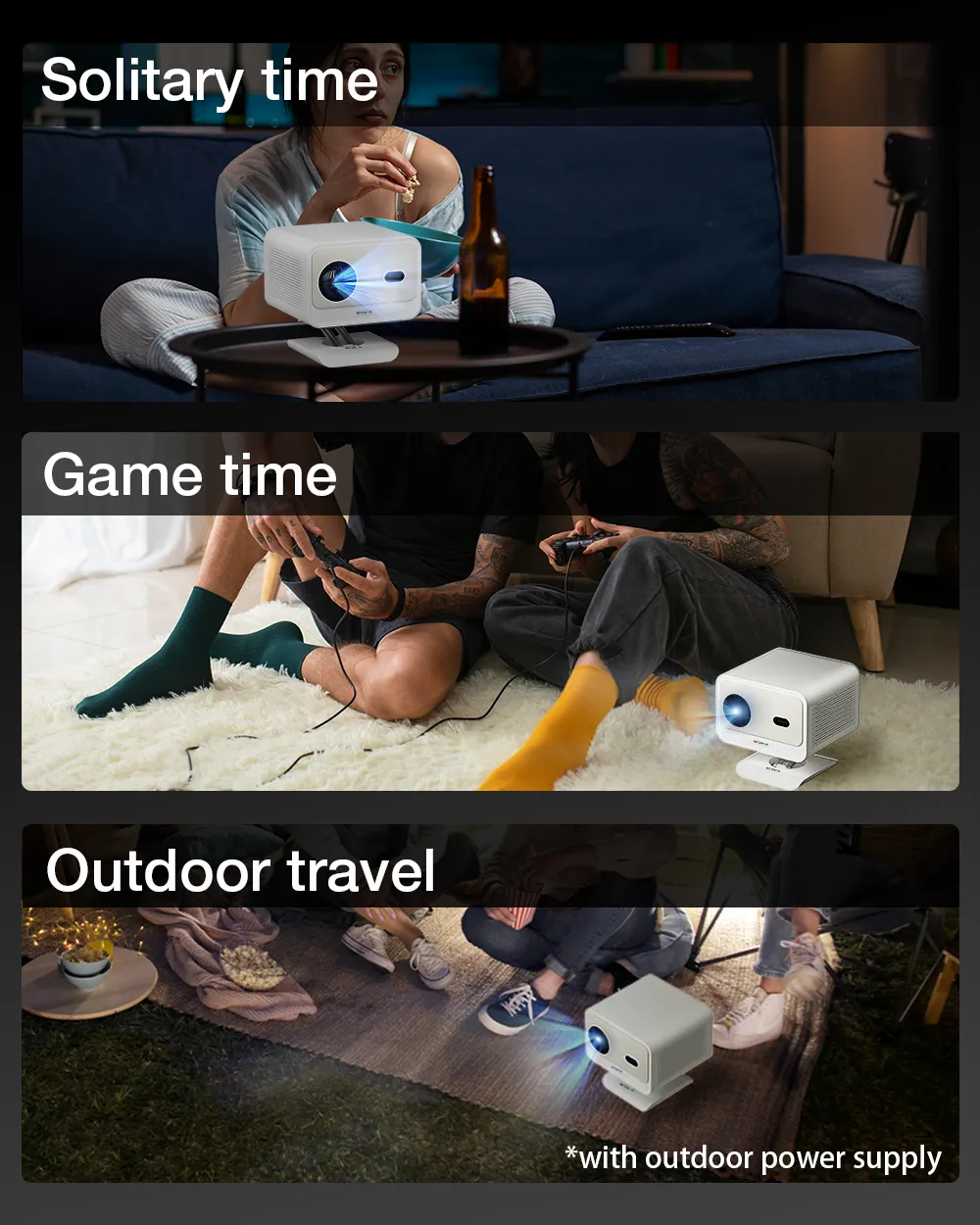 Blitzwolf®BW-V3Max Projector Water Cooling Android TV Auto Keystone Correction Electric Focus WIFI6 Noiseless Mini Outdoor Movie with VF4 Bracket Blitzwolf®BW-V3Max Projector Water Cooling Android TV Auto Keystone Correction Electric Focus WIFI6 Noiseless Mini Outdoor Movie with VF4 Bracket
